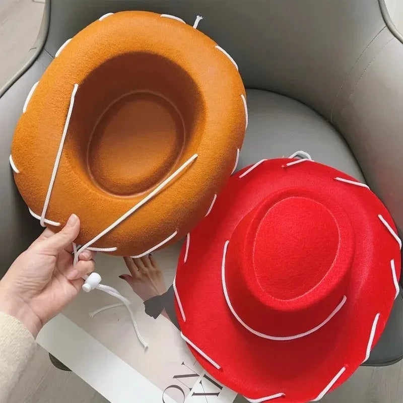 Kids Cowboy Western Hat & Bandana Set