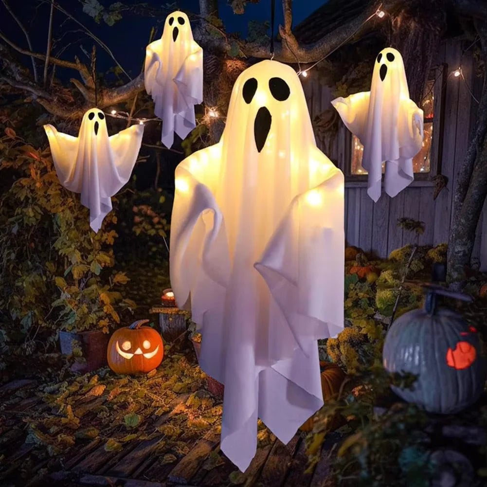 Halloween Glowing Ghost LED Hanging Decoration