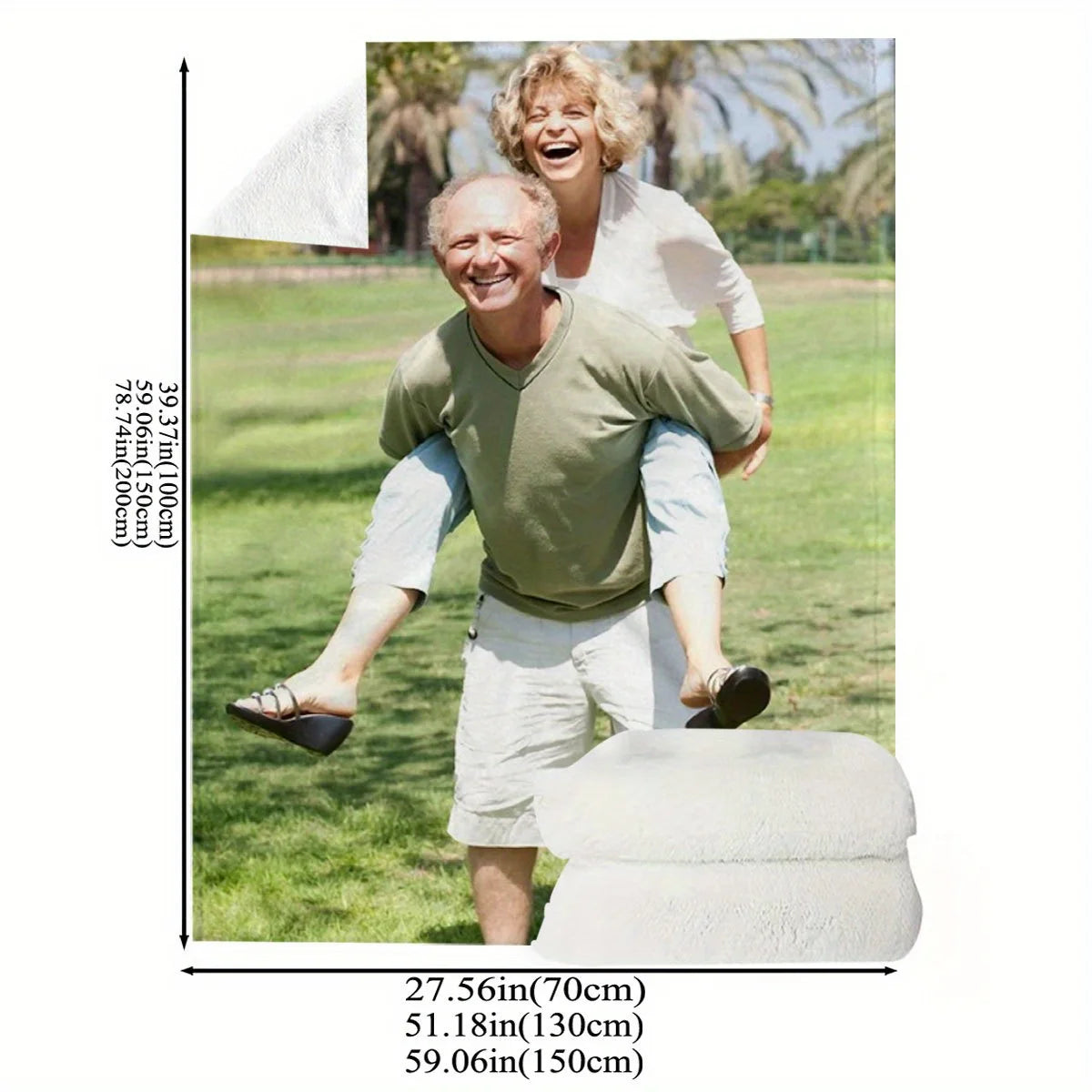 Custom Photo Flannel Blanket