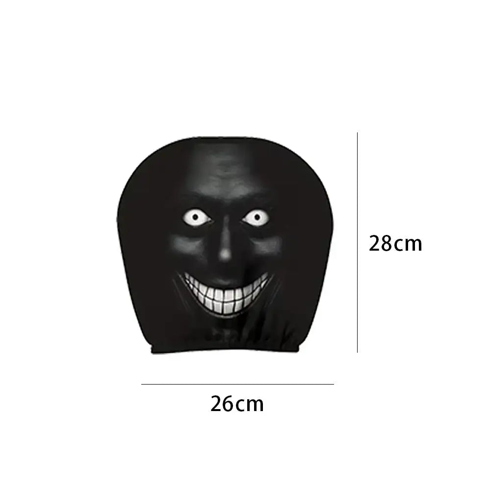 Halloween Creepy Face Car Headrest Covers