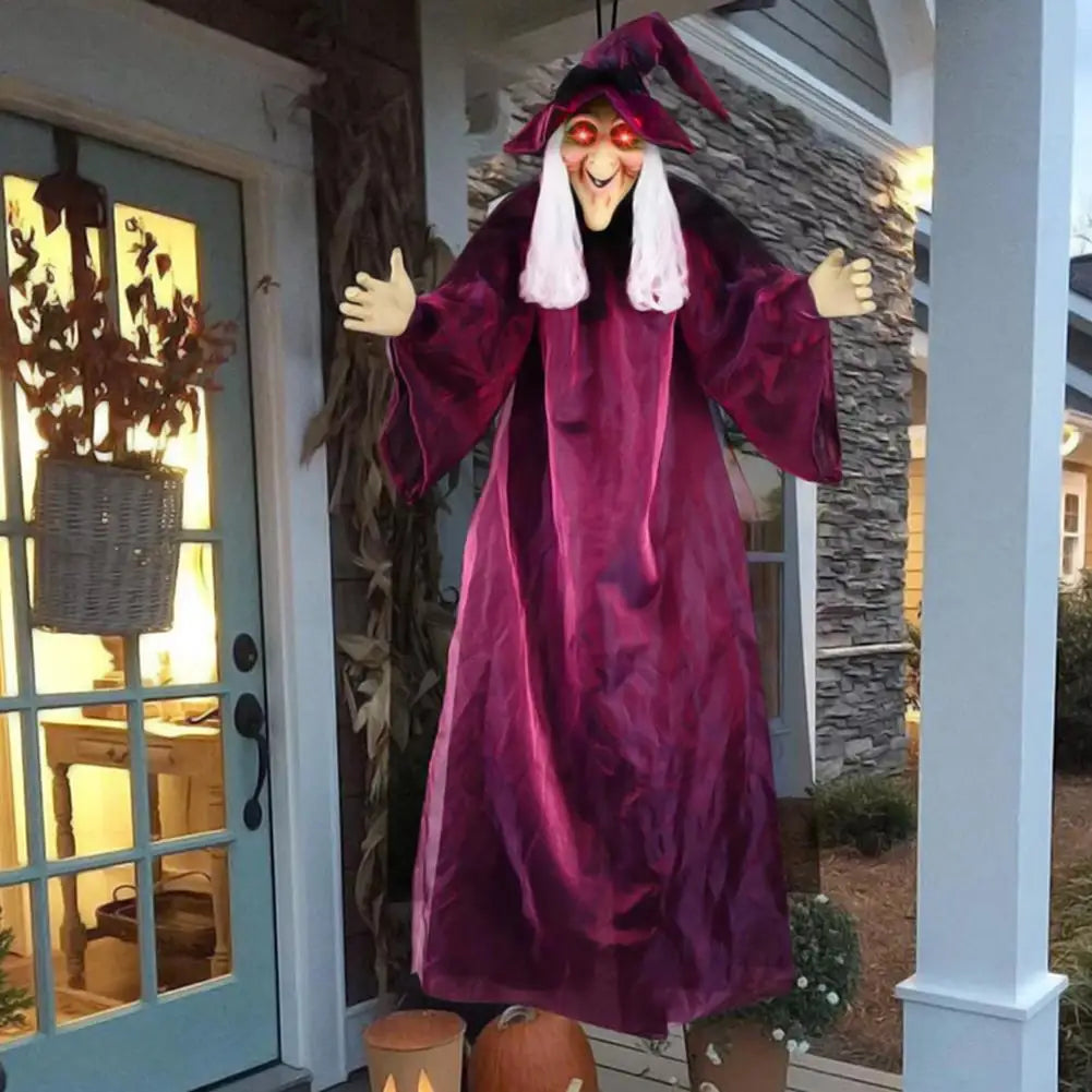 Halloween Life-Size Animatronic Talking Witch