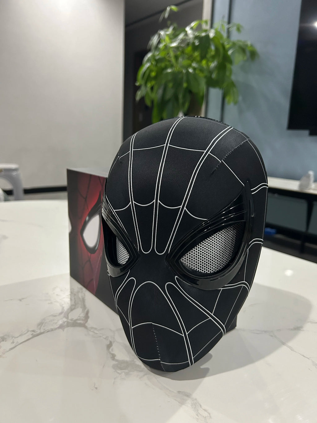 Wearable Cosplay Full Face Headgear with Movable Eyes