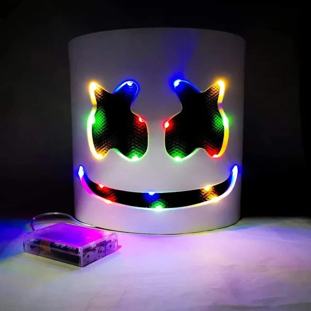 Halloween LED Light-Up Full Face Mask