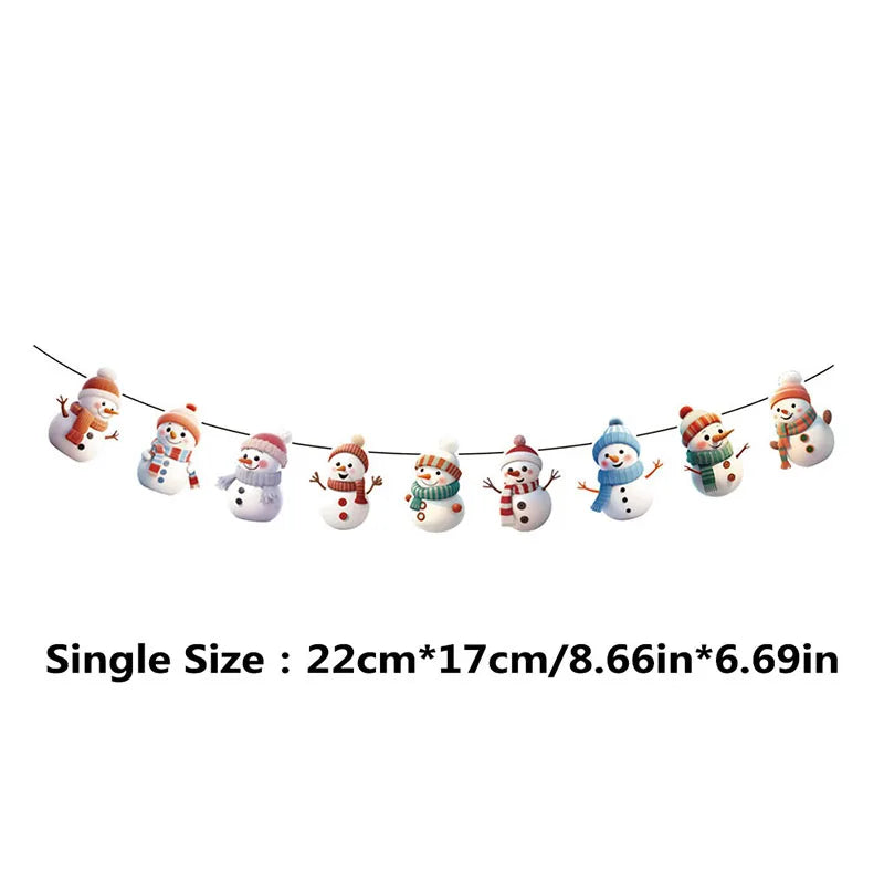 Halloween Party Paper Flag Banner