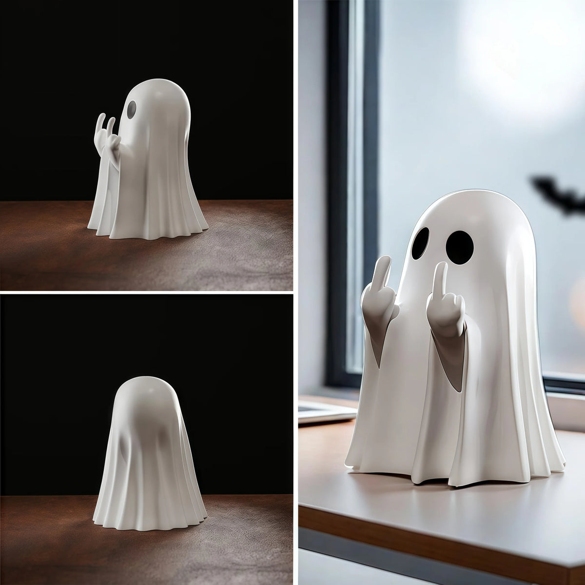 Cute Ghost Statues