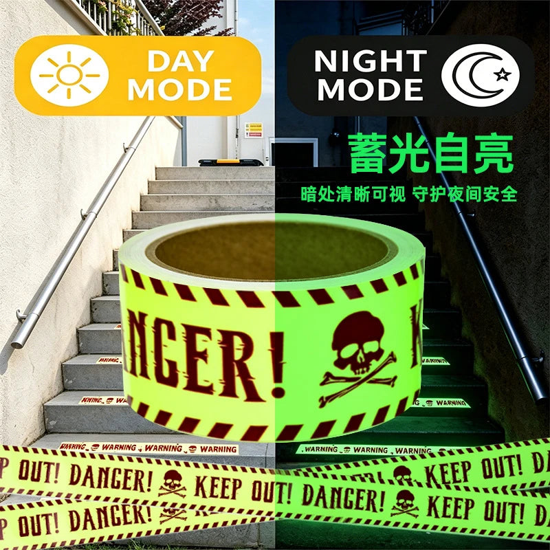 Halloween Glow in the Dark Warning Tape