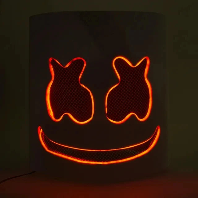 Halloween LED Light-Up Full Face Mask