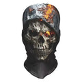 Halloween Skeleton Elastic Mesh Hood Mask
