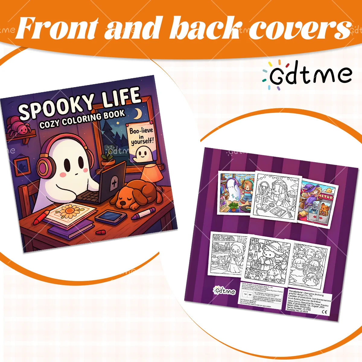 Halloween Spooky Life Coloring Book