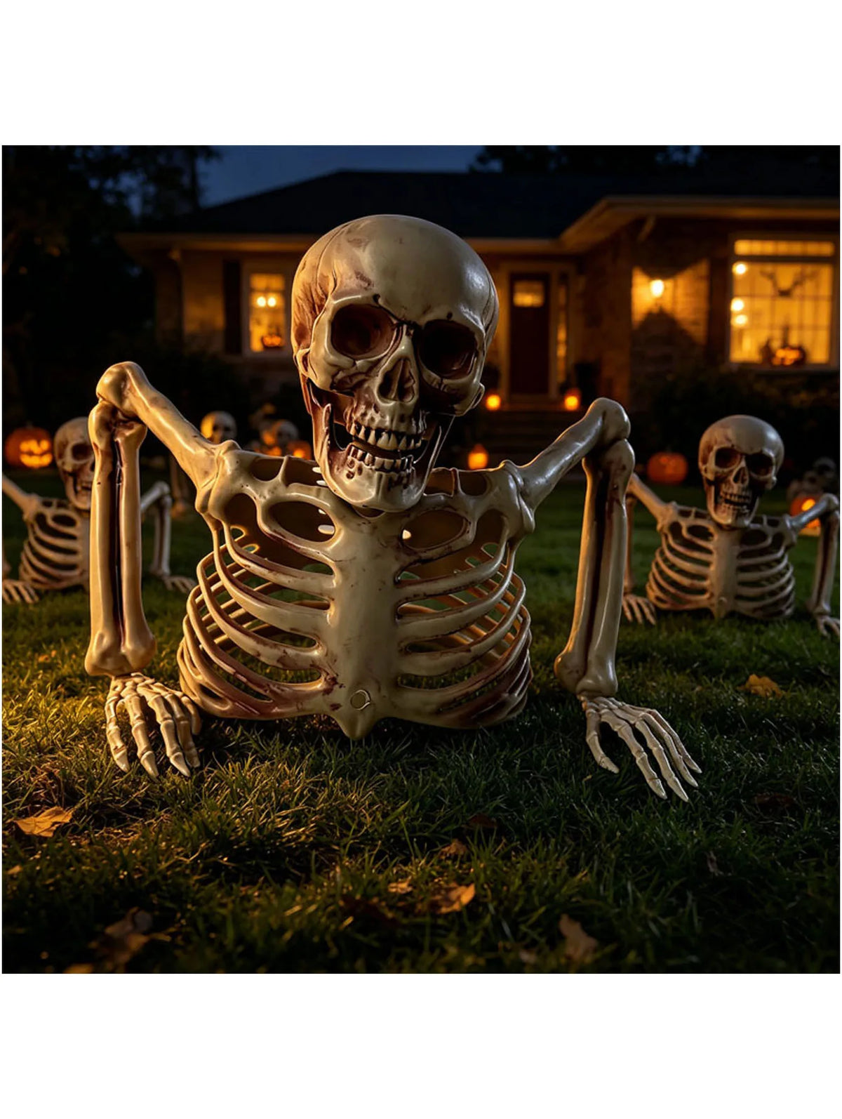 Halloween Half Skeleton Horror Decoration