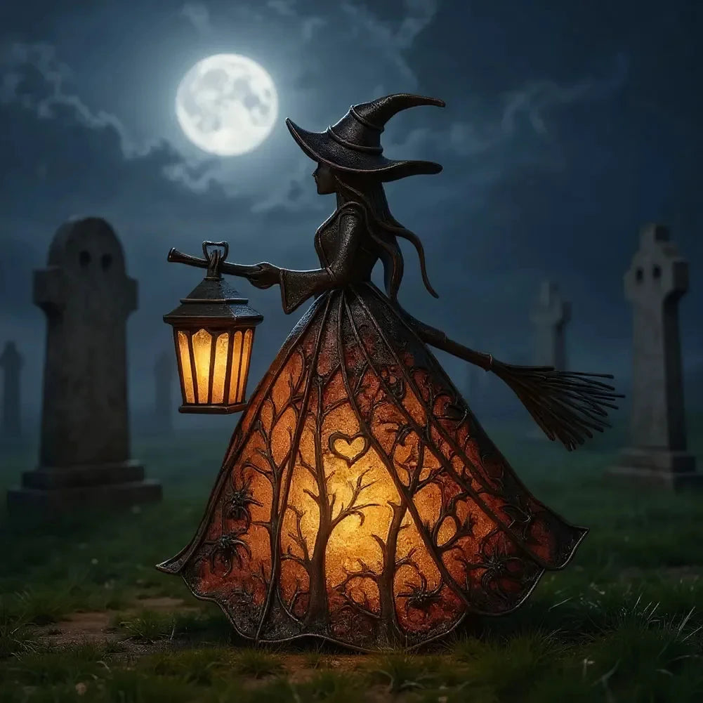 Halloween Witch Lantern LED Night Light