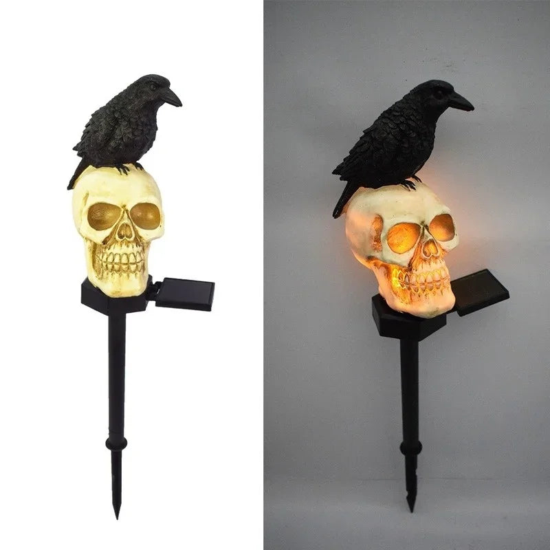 Halloween Solar Skeleton Ghost Garden Light