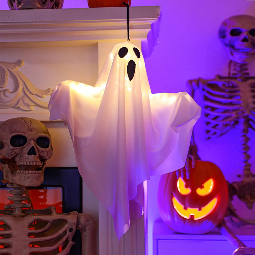 Halloween Glowing Ghost LED Hanging Decoration