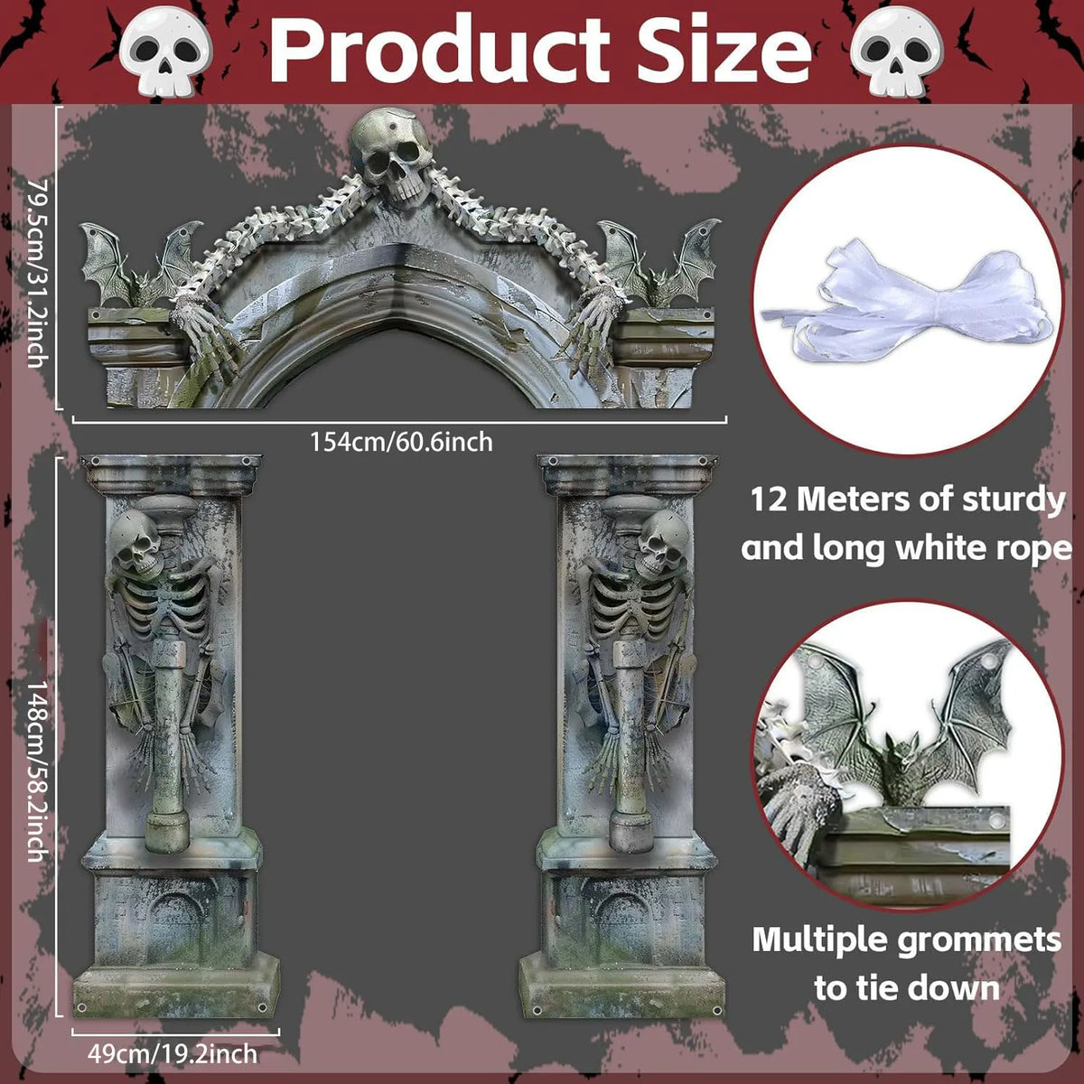 Halloween Graveyard Party Decoration Set