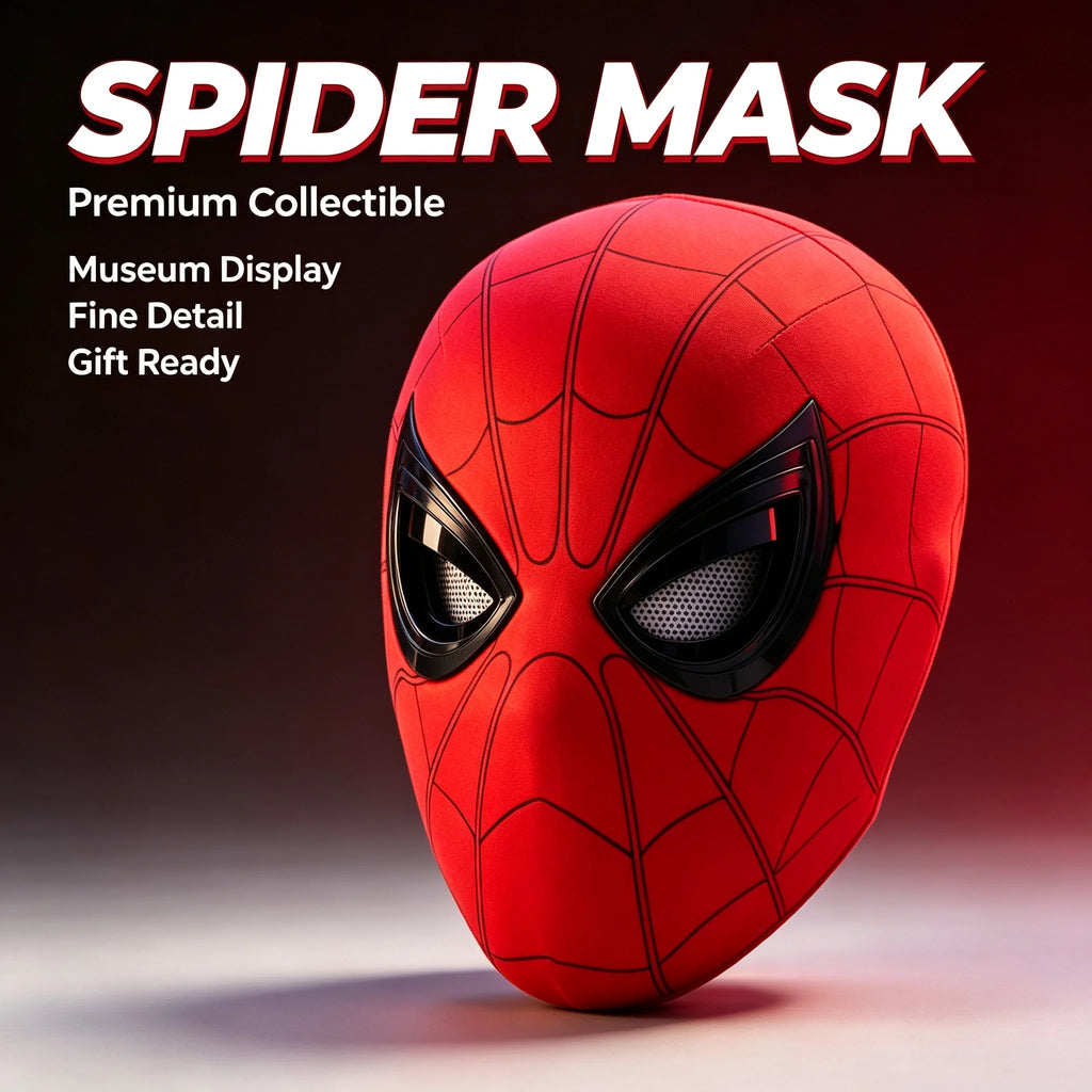 Wearable Cosplay Full Face Headgear with Movable Eyes