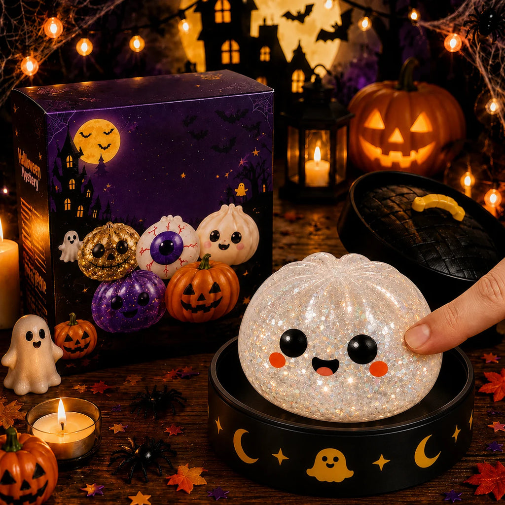 Halloween Ghost Dumpling Squishy Stress Toy