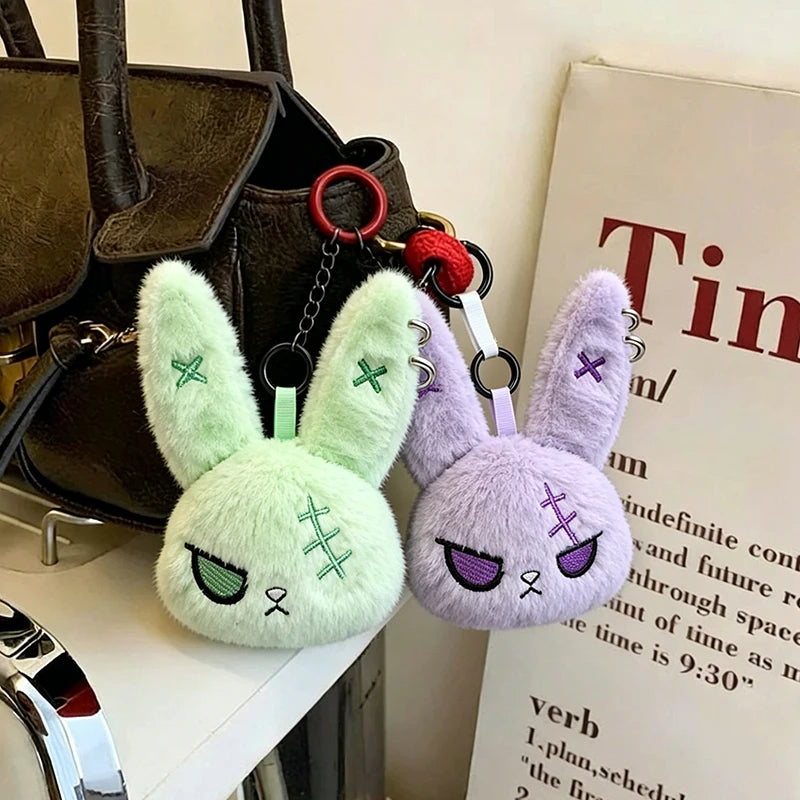 Gothic Horror Bunny Plush Keychain