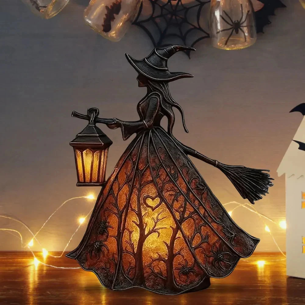 Halloween Witch Lantern LED Night Light