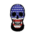 Halloween Skeleton Mesh Hood Mask
