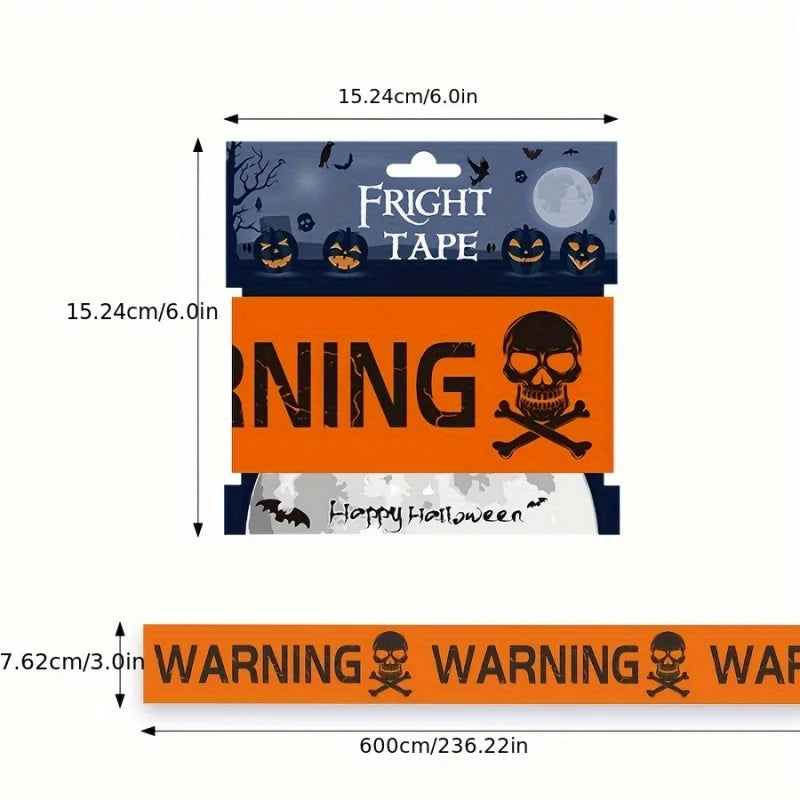 Halloween Warning Caution Tape