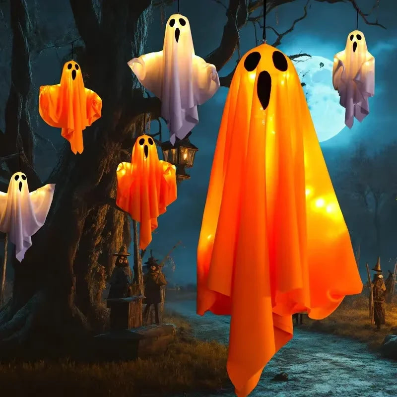 Halloween Glowing Ghost LED Hanging Decoration