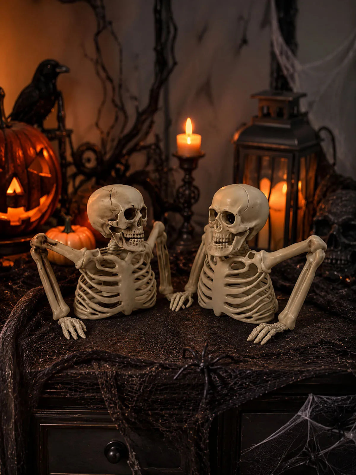 Halloween Half Skeleton Horror Decoration