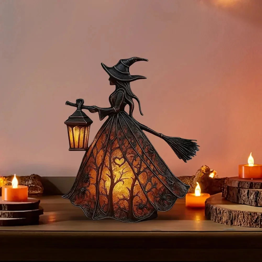 Halloween Witch Lantern LED Night Light