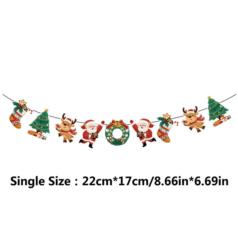 Halloween Party Paper Flag Banner