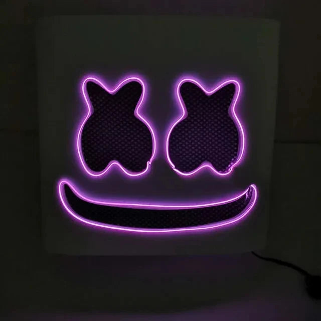Halloween LED Light-Up Full Face Mask