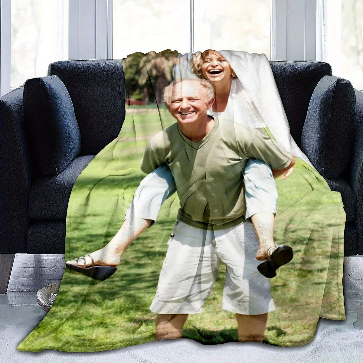 Custom Photo Flannel Blanket
