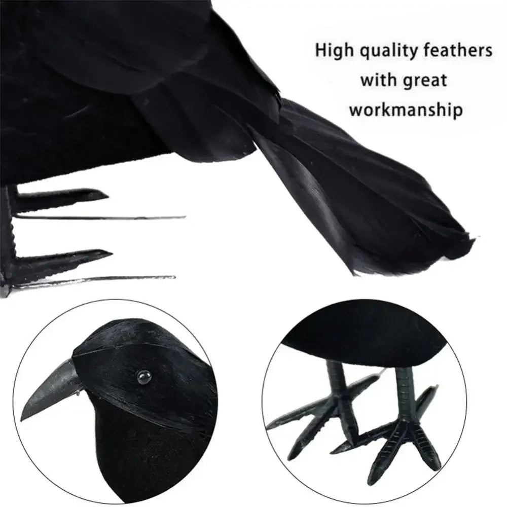 Halloween Black Crow Raven Decor