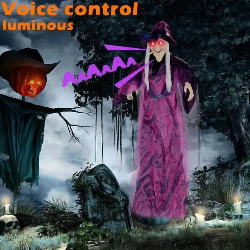 Halloween Life-Size Animatronic Talking Witch