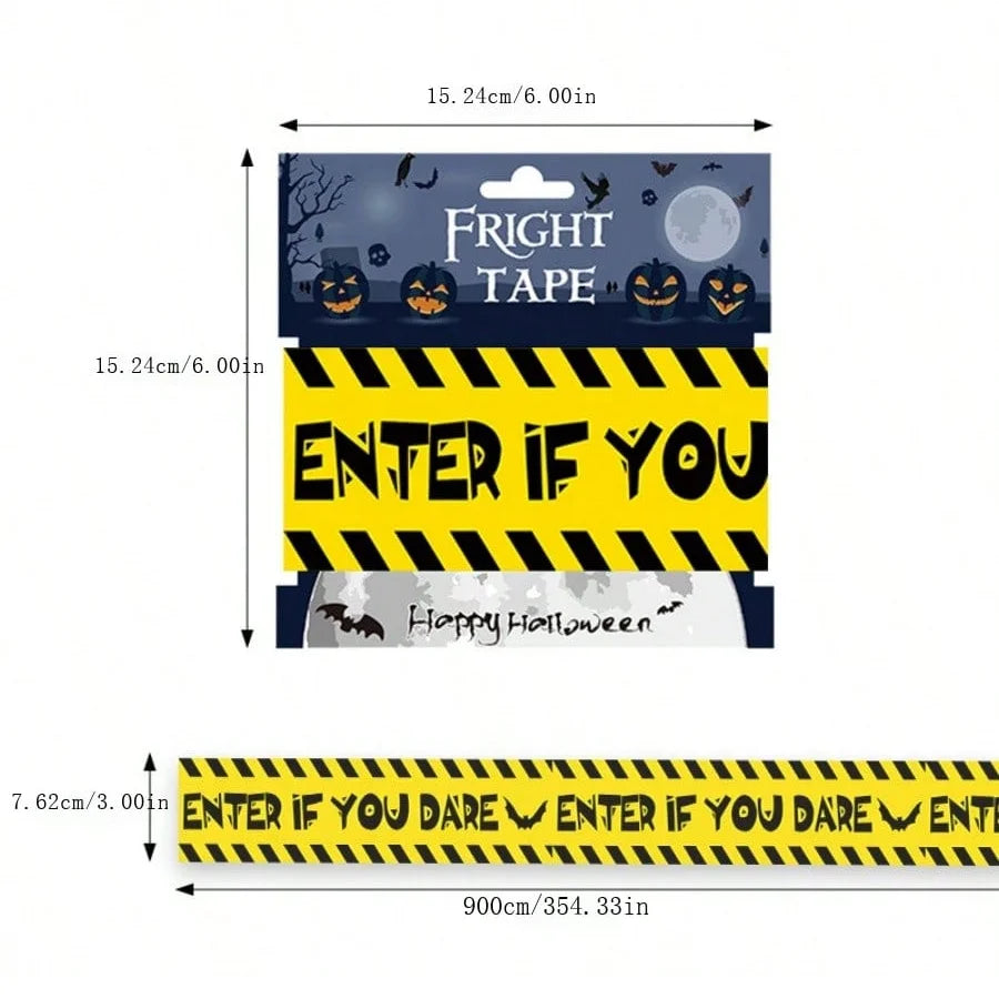 Halloween Warning Caution Tape