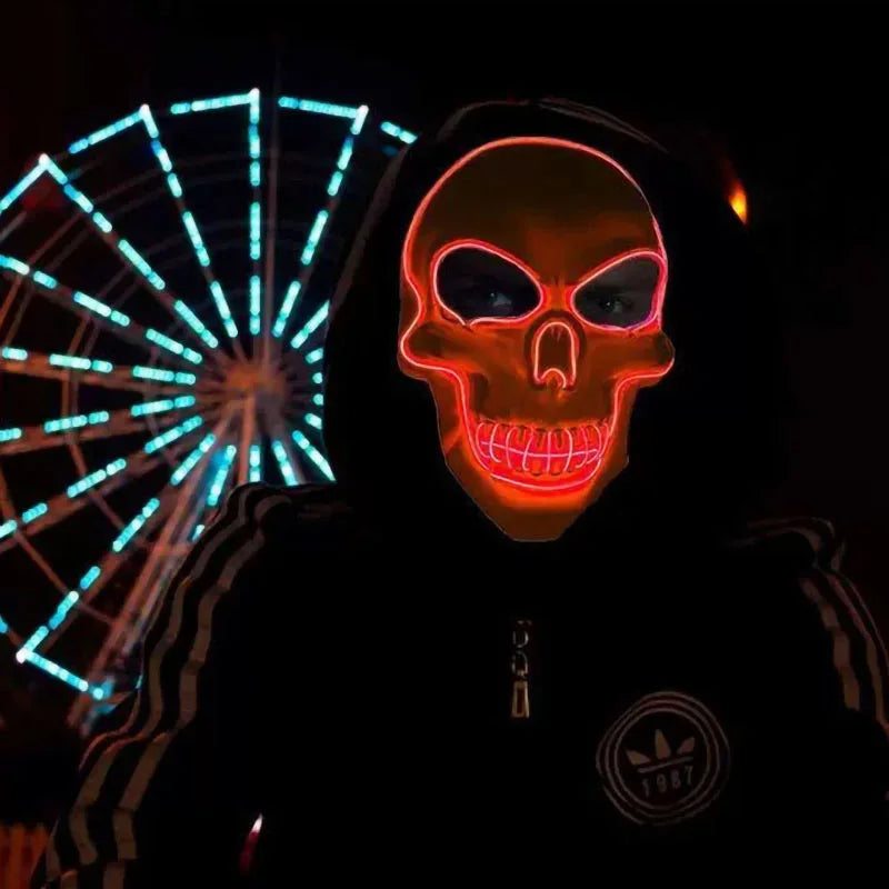 Halloween LED Luminous Skull Mask