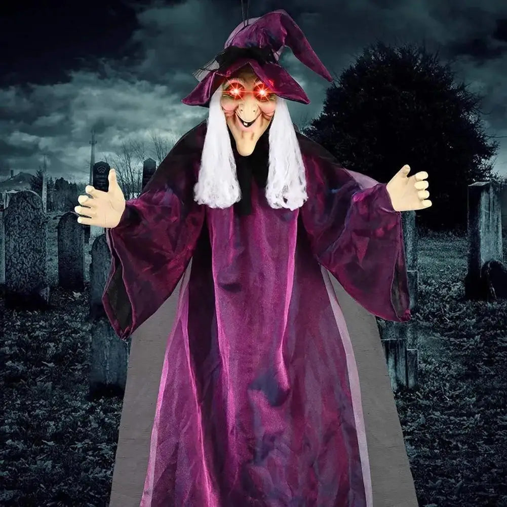 Halloween Life-Size Animatronic Talking Witch