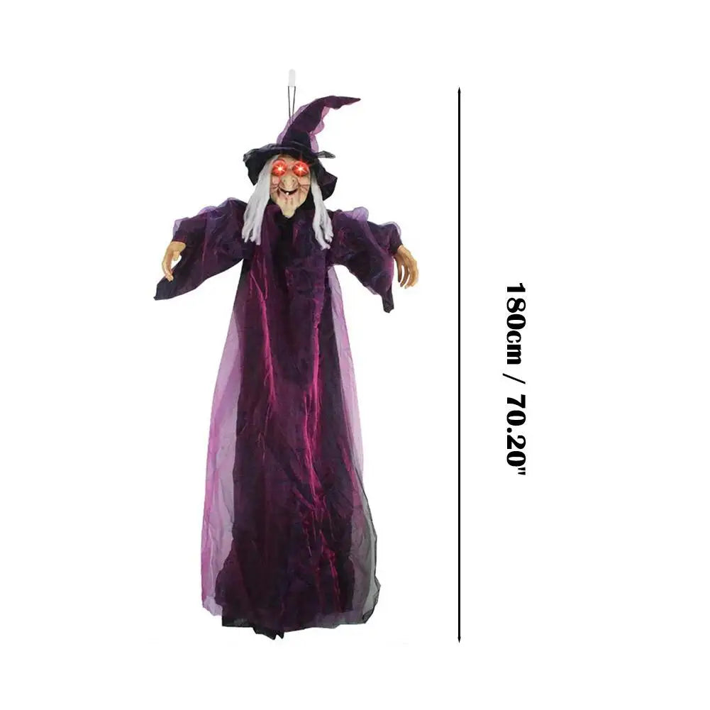 Halloween Life-Size Animatronic Talking Witch