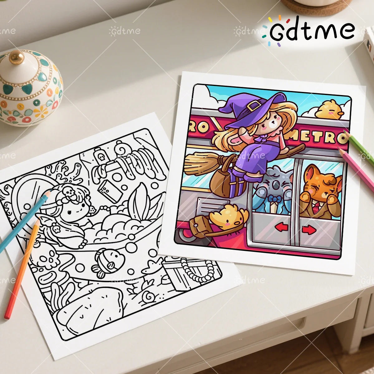 Halloween Spooky Life Coloring Book