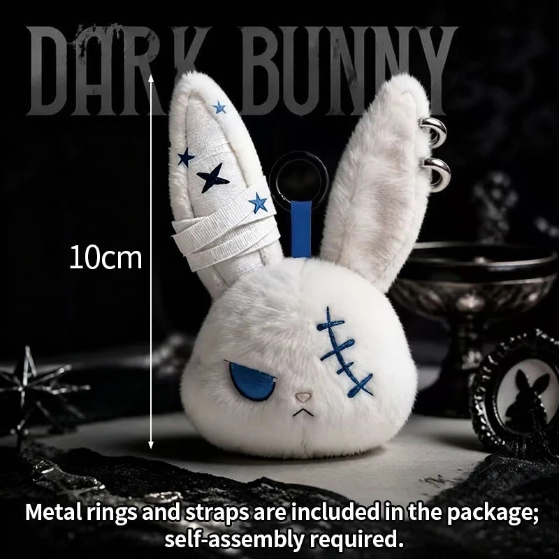 Gothic Horror Bunny Plush Keychain