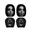 Halloween Creepy Face Car Headrest Covers