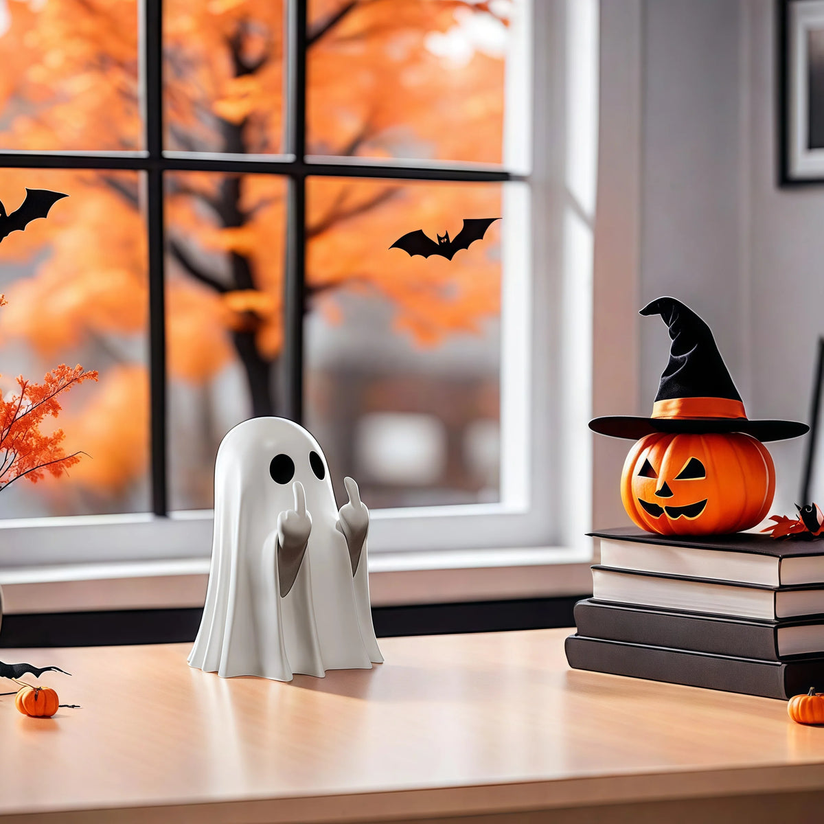 Cute Ghost Statues