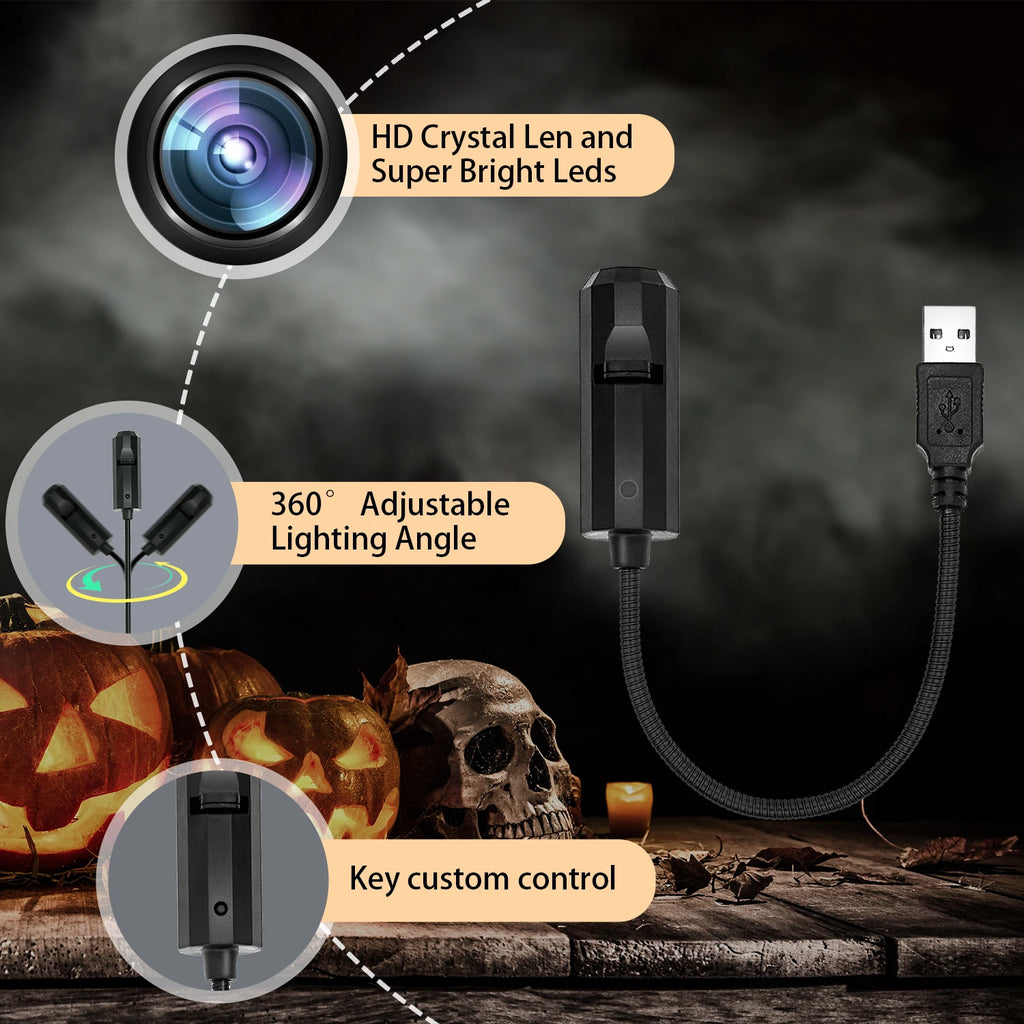 Moon Black Cat Light Projector Lamp